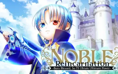 Noble Reincarnation: Born Blessed terá adaptação para anime